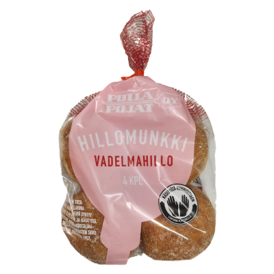 Vadelmahillomunkki 4 kpl